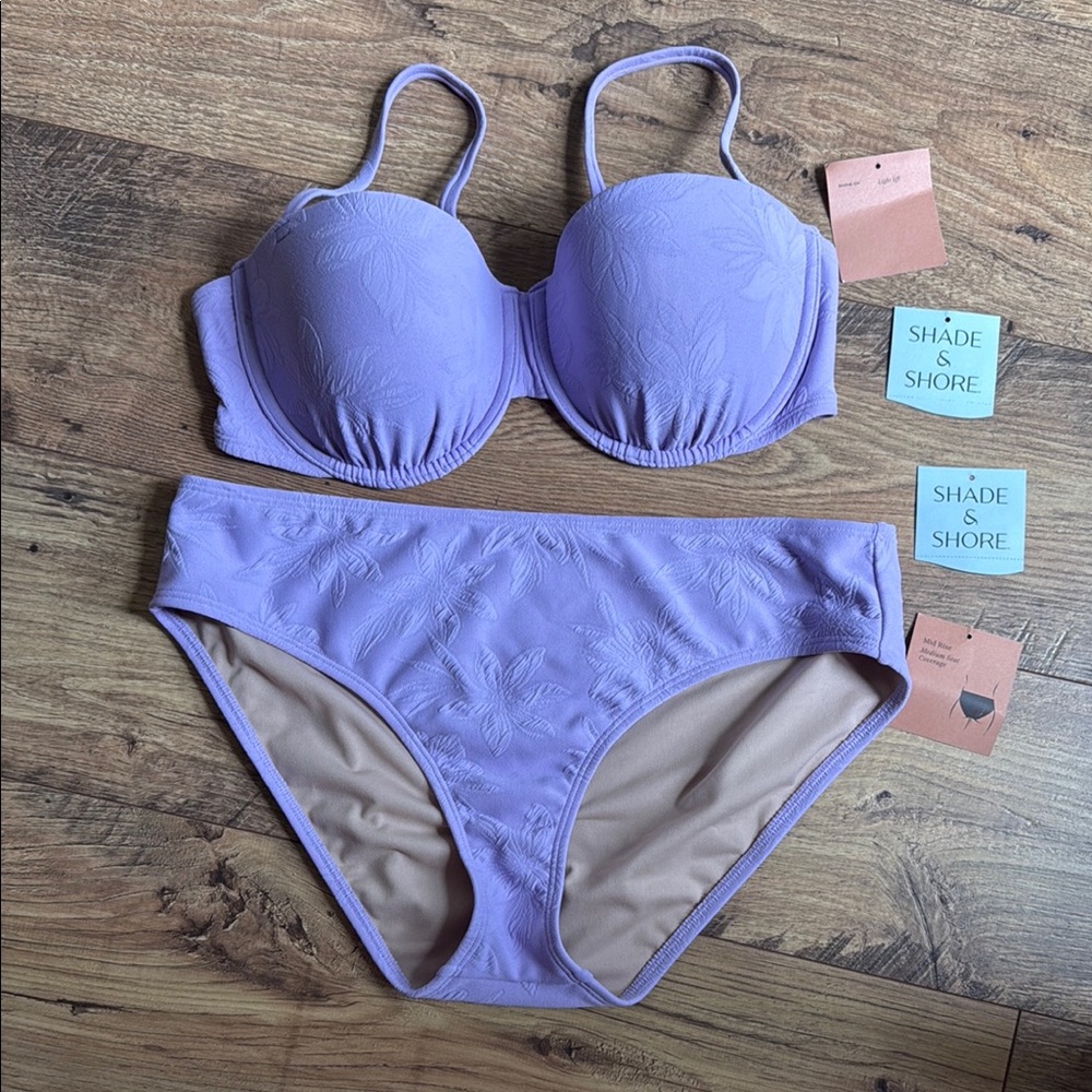 Shade & Shore Lavender Bikini Set